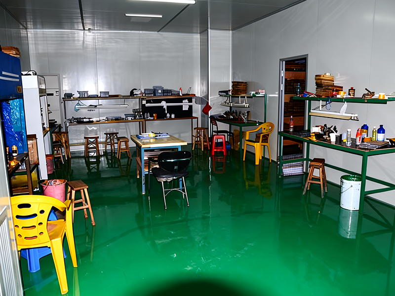glass silkscreen printing room
